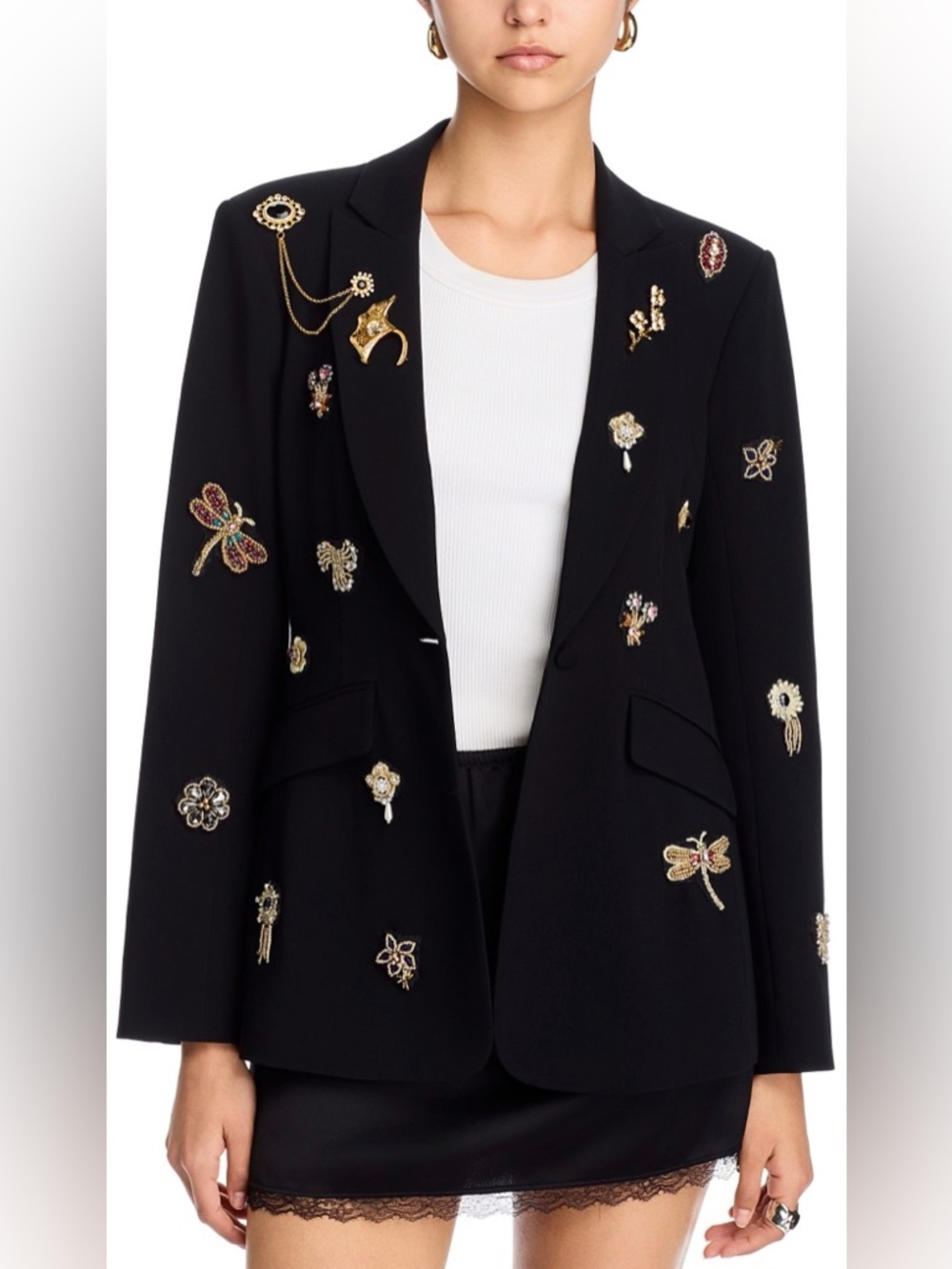 Cinq a Sept Cheyenne Brooches Blazer - Picture 6 of 13